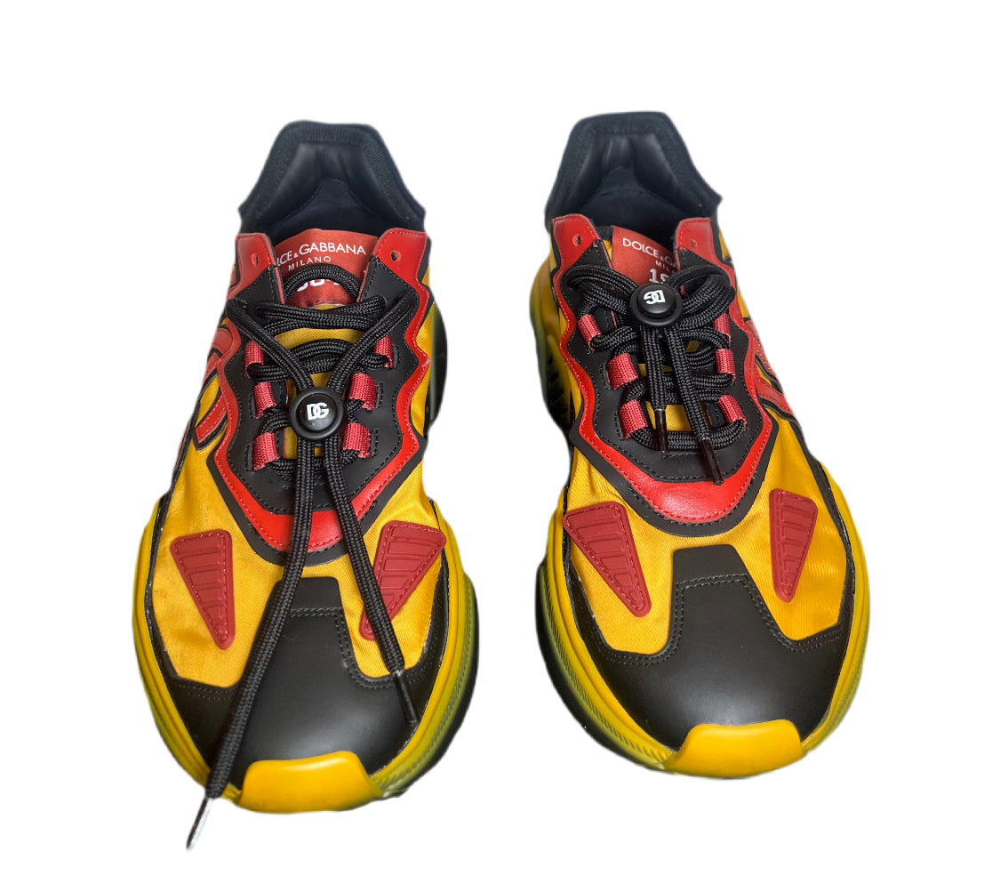 Dolce&Gabbana Nylon Printed Athletic Sneakers
