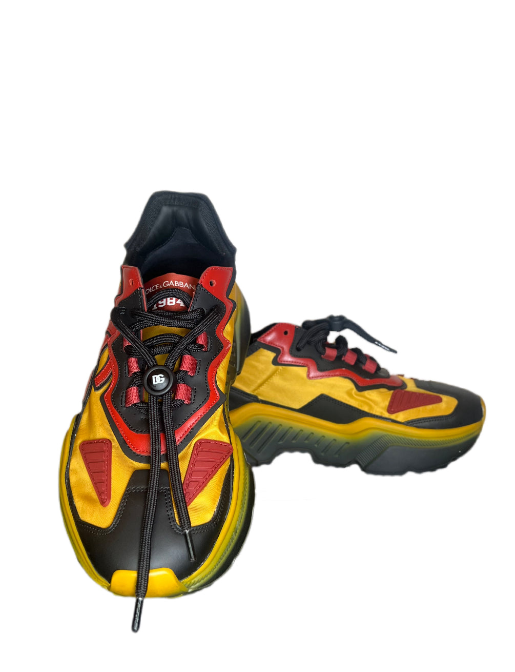 Dolce&Gabbana Nylon Printed Athletic Sneakers